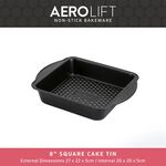 Prestige Aerolift 8" Square Tin